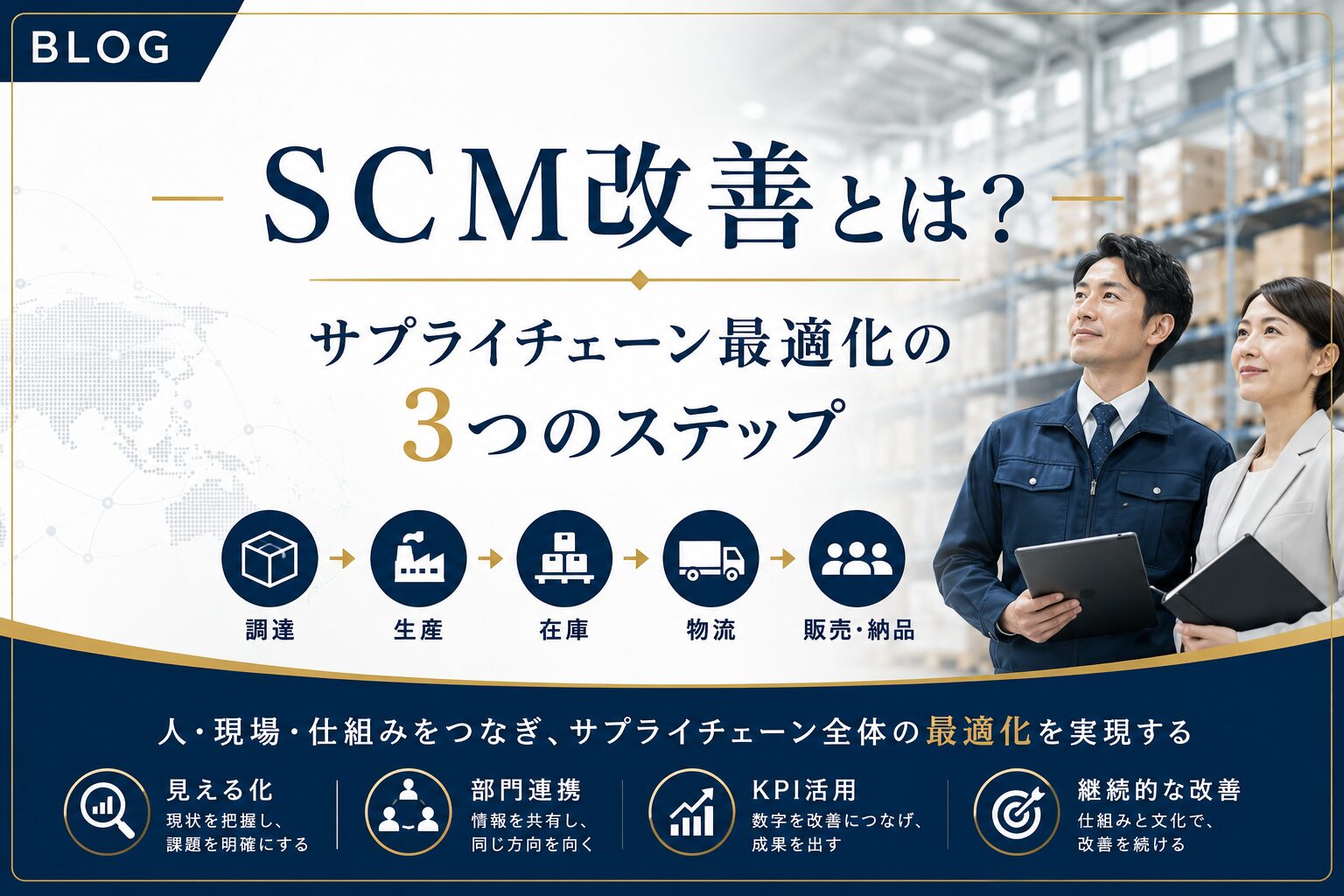 SCM改善がうまくいかない理由とは？物流現場で実践したサプライチェーン最適化の進め方